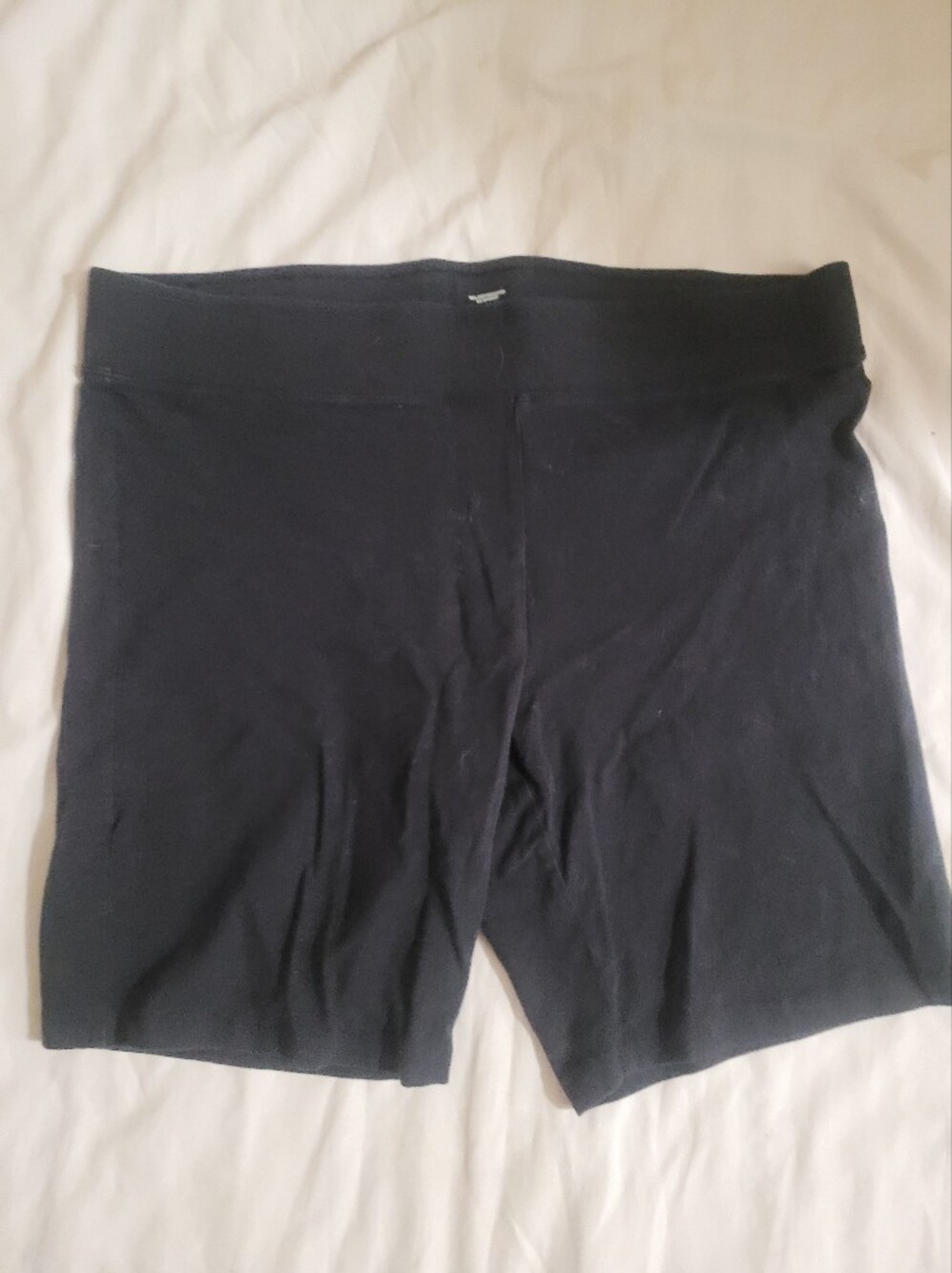 Women's Black Stretch Bike Shorts - Unbranded